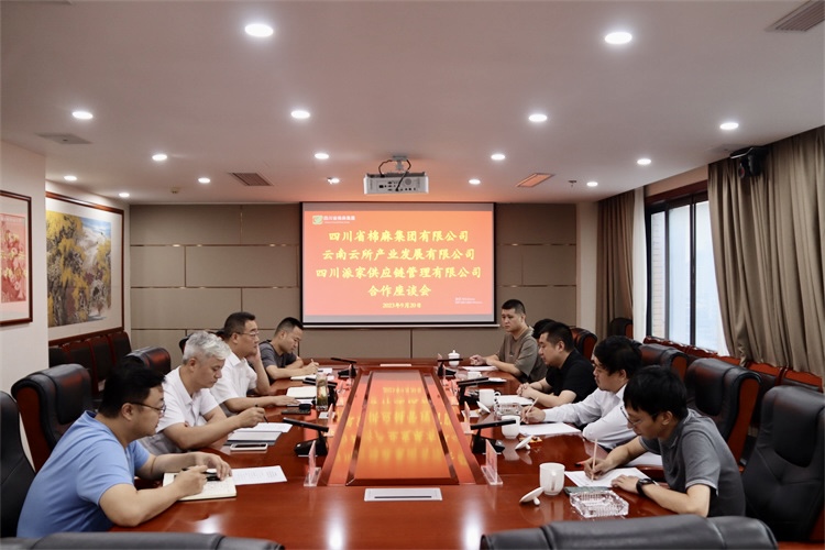 集團公司召開與云南云所產業發展有限公司、四川派家供應鏈管理有限公司合作座談會